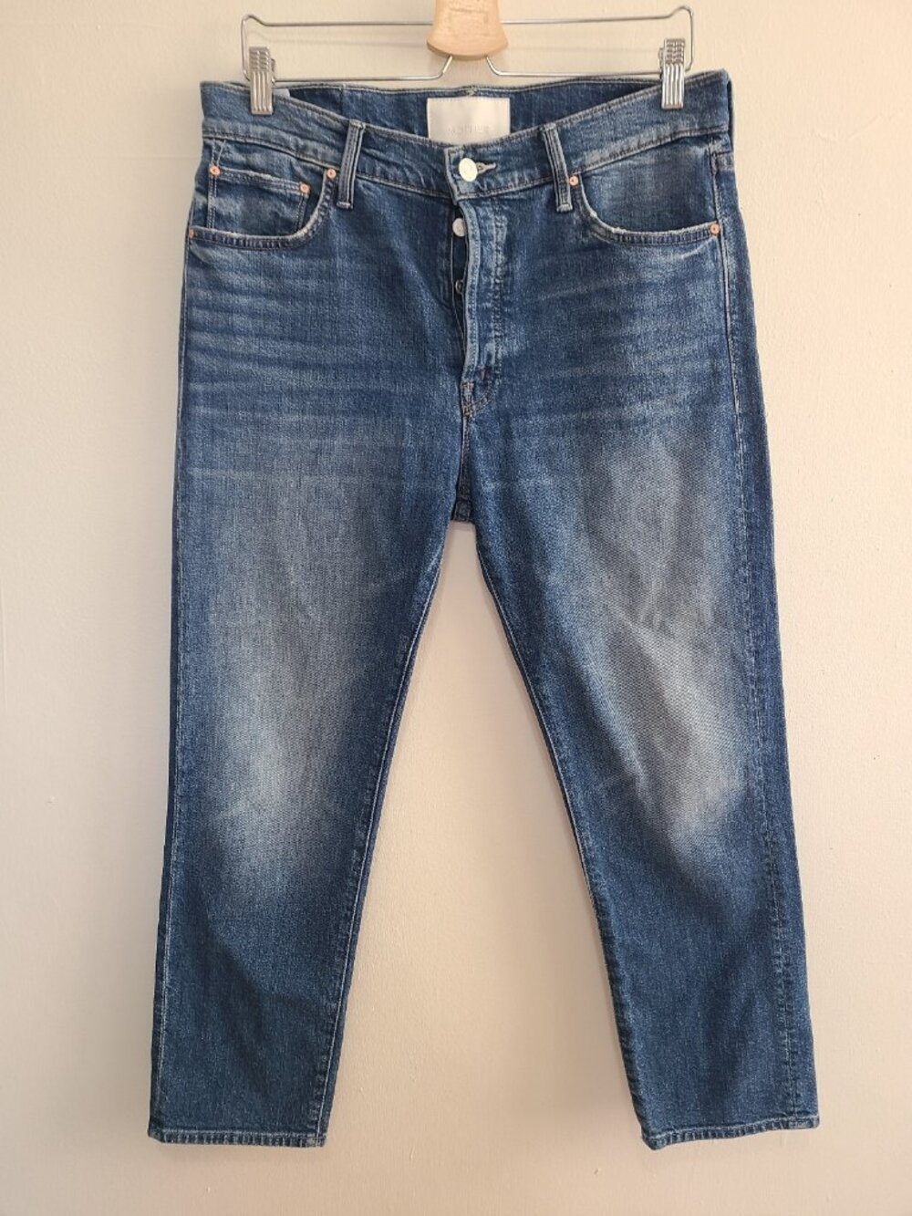 Mother Superior Jeans The Scrapper Ankle Cowboys Don't Cry Mid Rise size 30